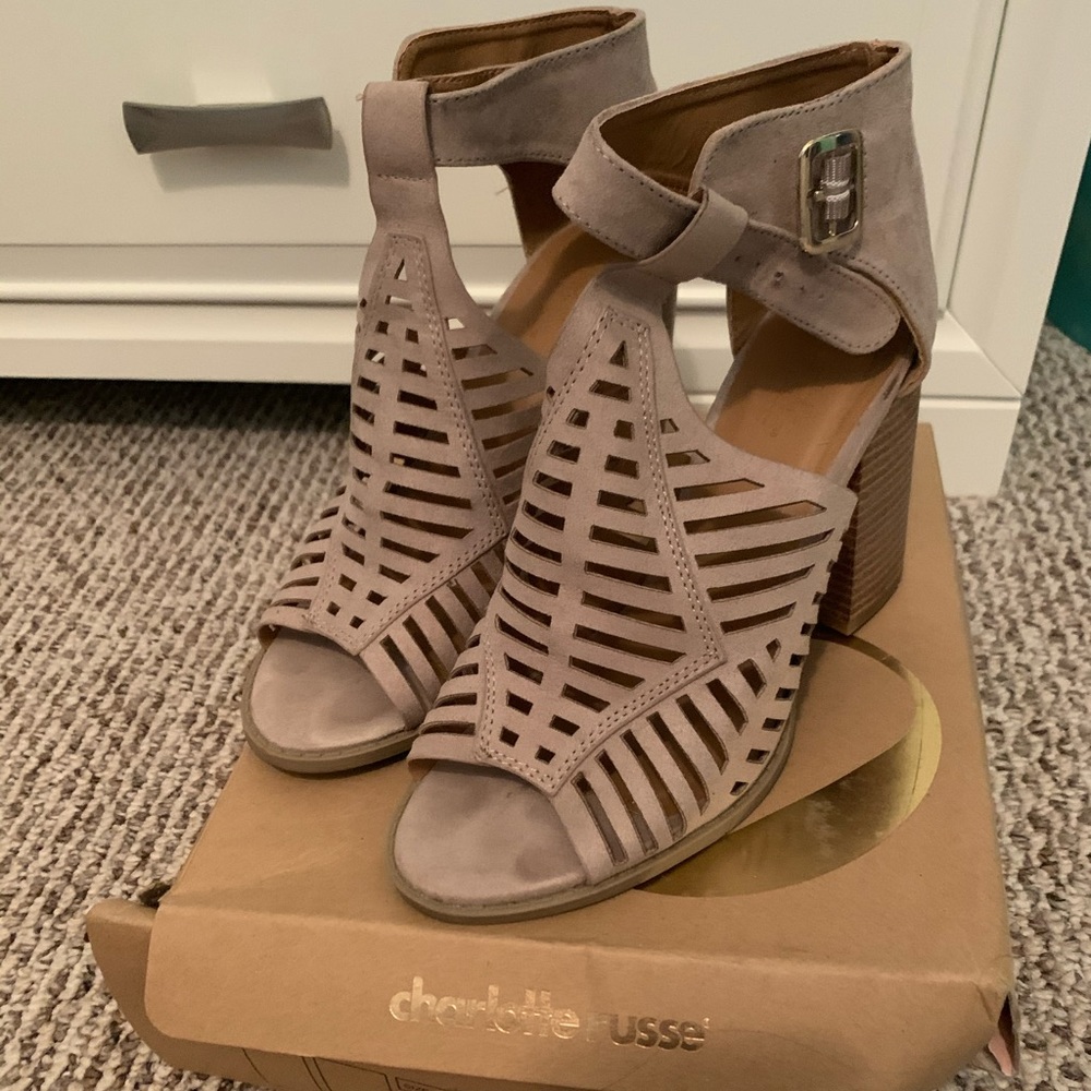 Strappy block heels